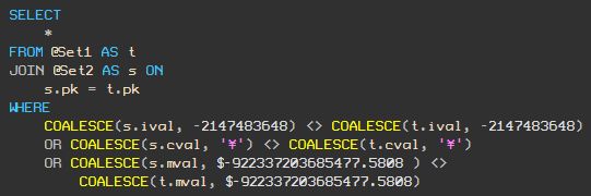 Shortened code using COALESCE