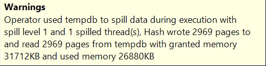 Split aggregate spill