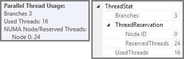 Parallel Thread Usage Information