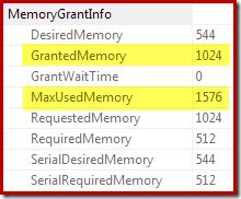 Memory properties