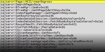 MCILinearRegress stack trace