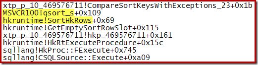 Quicksort generating sort runs