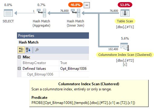 Batch Mode Bitmap Plan Properties