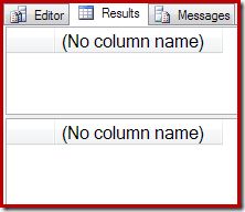 Empty result set with vector aggregation